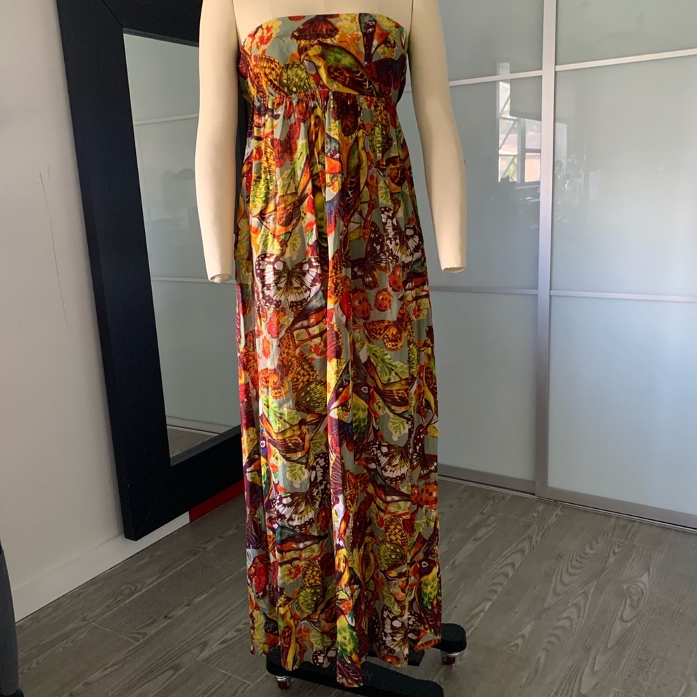 Strapless maxi Dress
